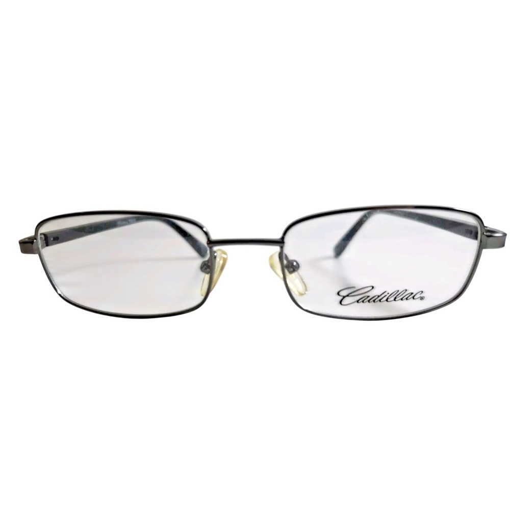 Cadillac CTS-5402 GM Eyeglass Frames Gunmetal Rectangle 52/18 140 Mens Womens